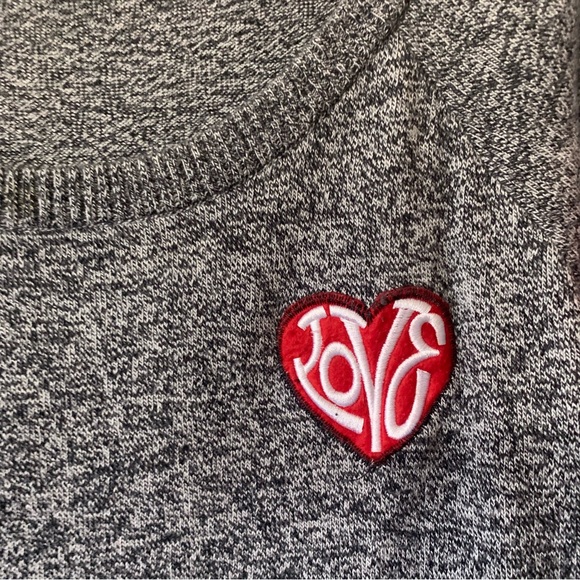 Torrid Marled Knit Patch Long Sleeve Pullover  Sweater - Picture 7 of 14